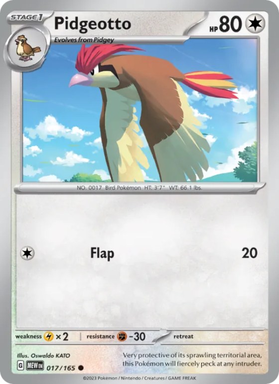 Pidgeotto - Reverse Holo