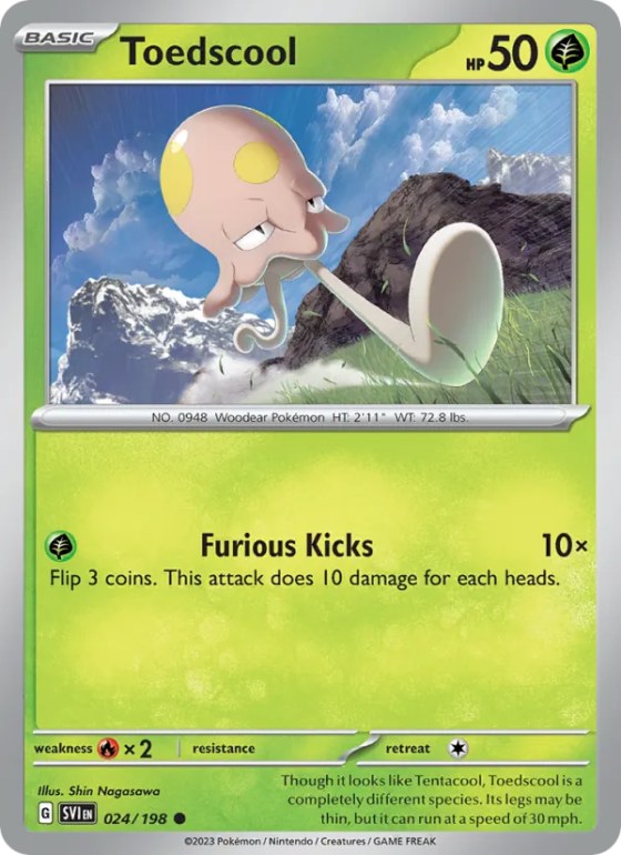 Toedscool - Reverse Holo