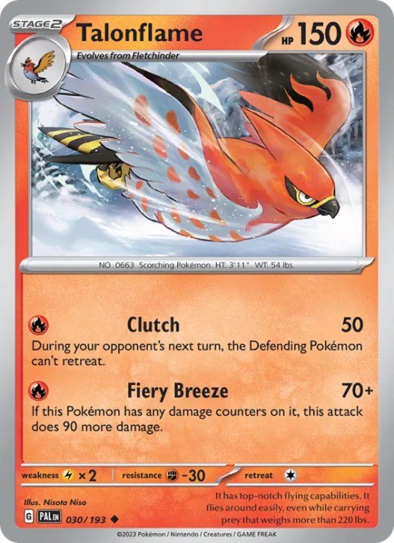 Talonflame - Reverse Holo