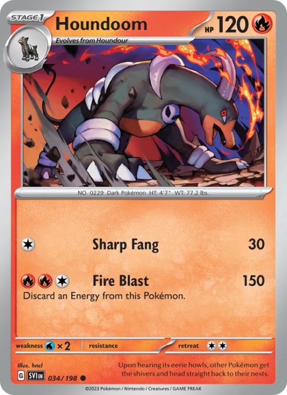 Houndoom - Reverse Holo
