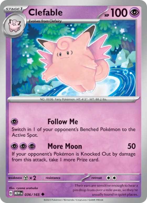 Clefable - Reverse Holo