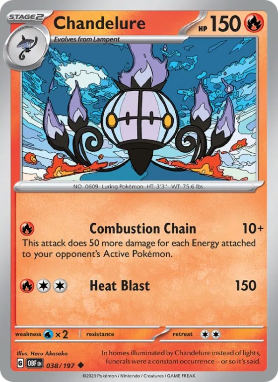 Chandelure - Reverse Holo