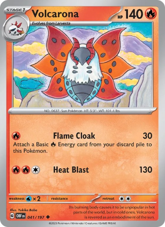 Volcarona - Reverse Holo