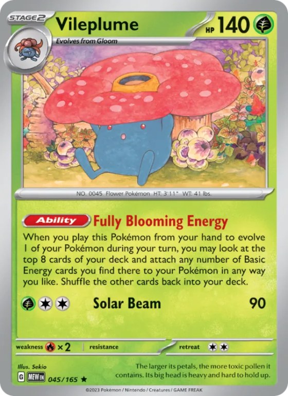 Vileplume - Reverse Holo