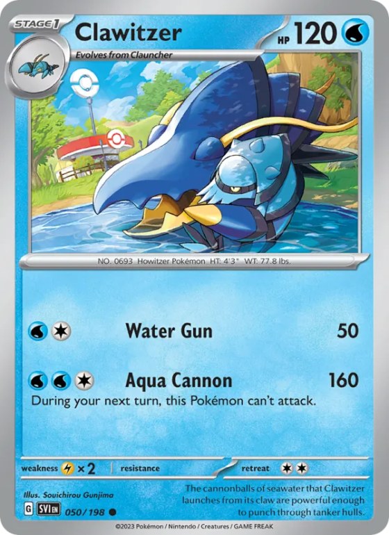 Clawitzer - Reverse Holo