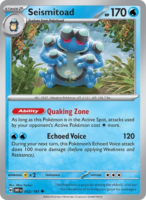 Seismitoad - Reverse Holo