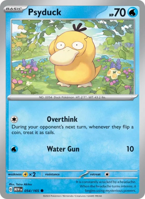 Psyduck - Reverse Holo