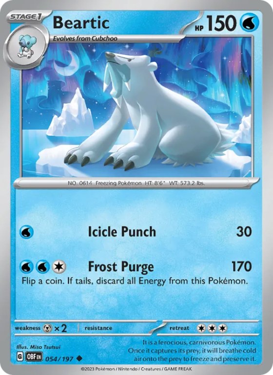 Beartic - Reverse Holo