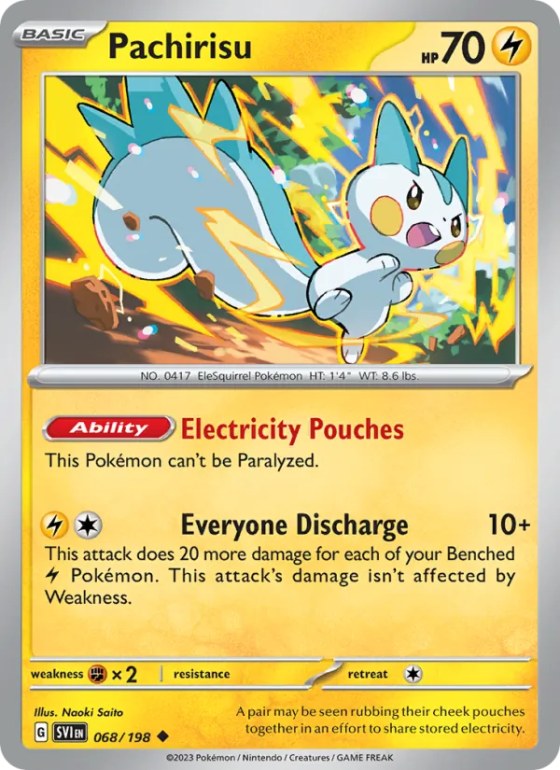 Pachirisu - Reverse Holo