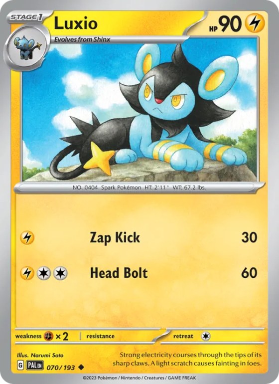 Luxio - Reverse Holo