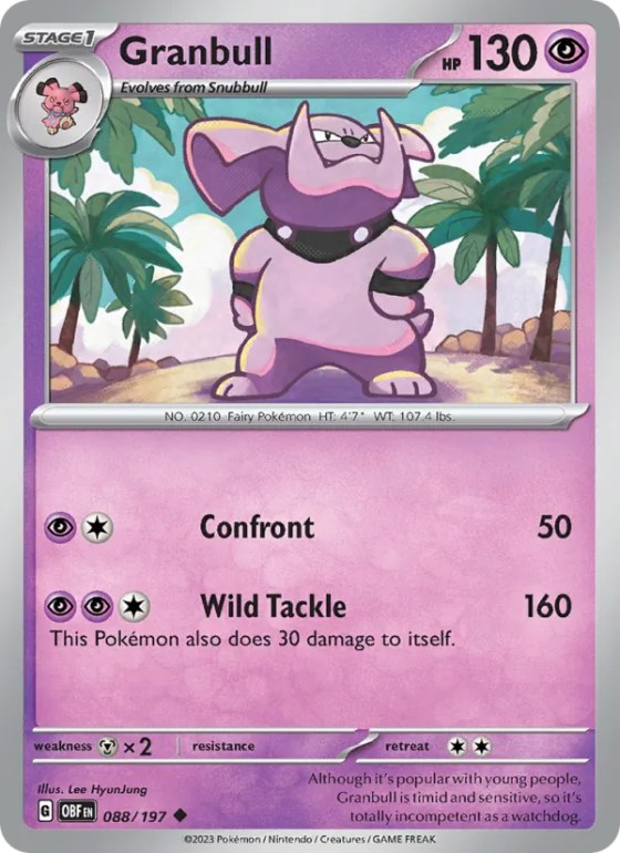 Granbull - Reverse Holo
