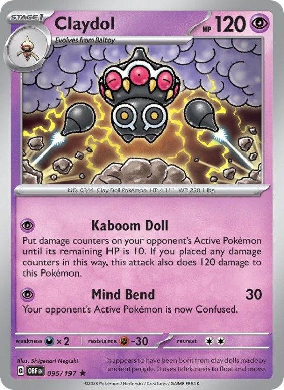 Claydol - Reverse Holo