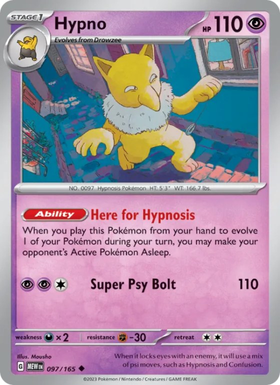 Hypno - Reverse Holo