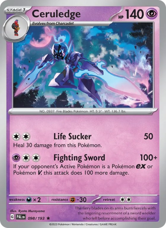 Ceruledge - Holo
