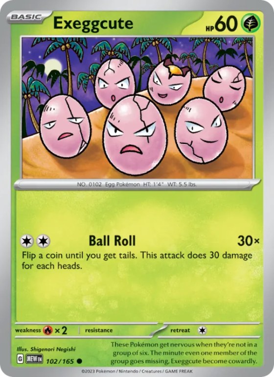 Exeggcute - Reverse Holo