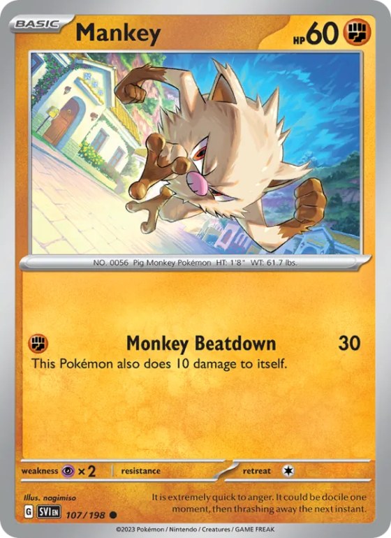 Mankey - Reverse Holo