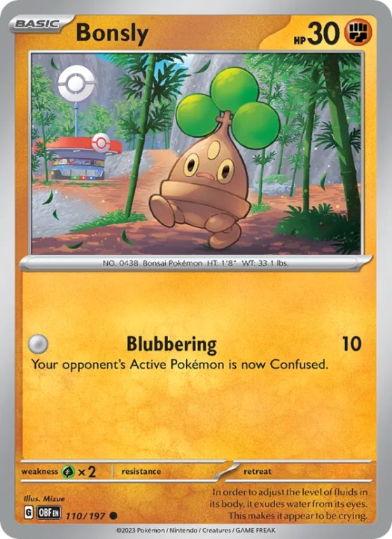 Bonsly - Reverse Holo
