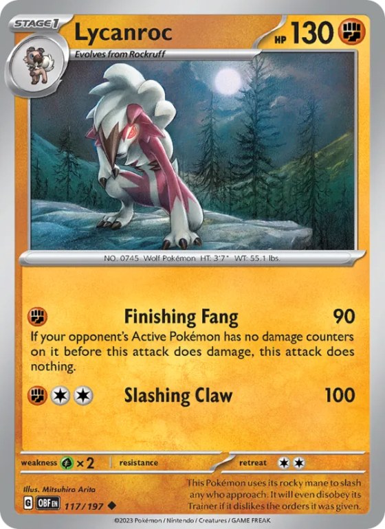 Lycanroc - Reverse Holo