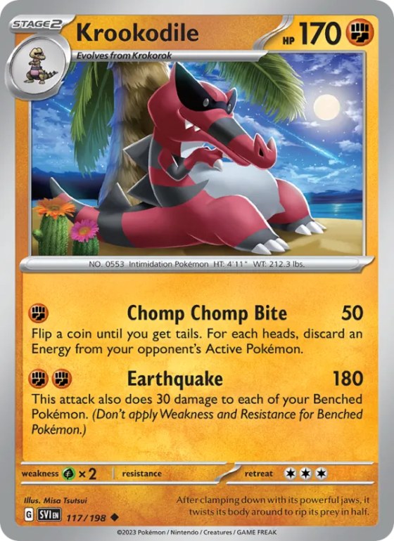 Krookodile - Reverse Holo
