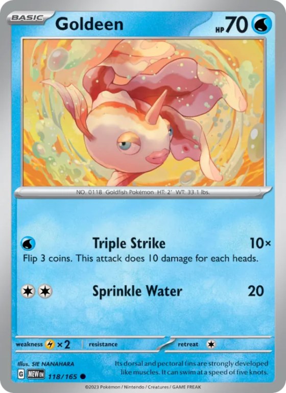 Goldeen - Reverse Holo