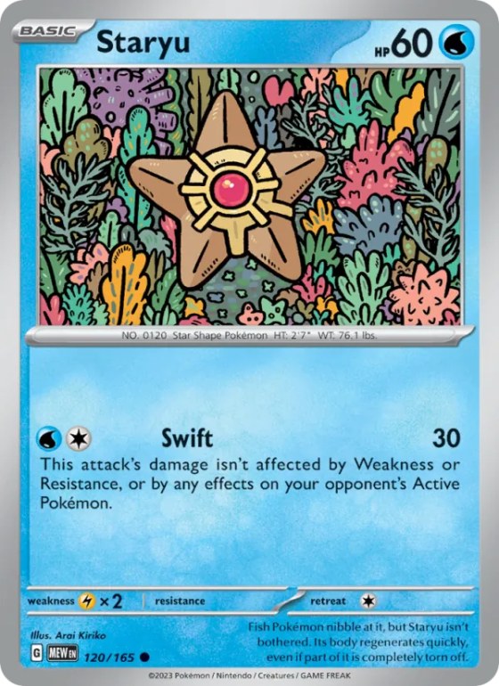 Staryu - Reverse Holo