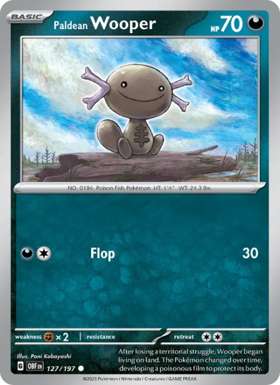 Paldean Wooper - Reverse Holo
