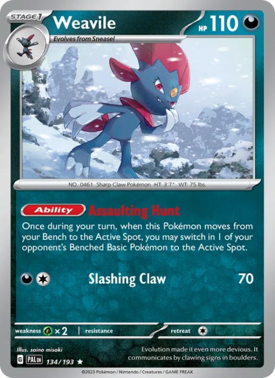 Weavile - Holo