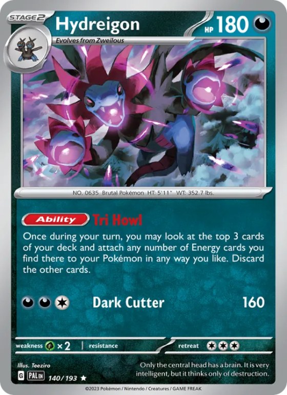 Hydreigon - Reverse Holo