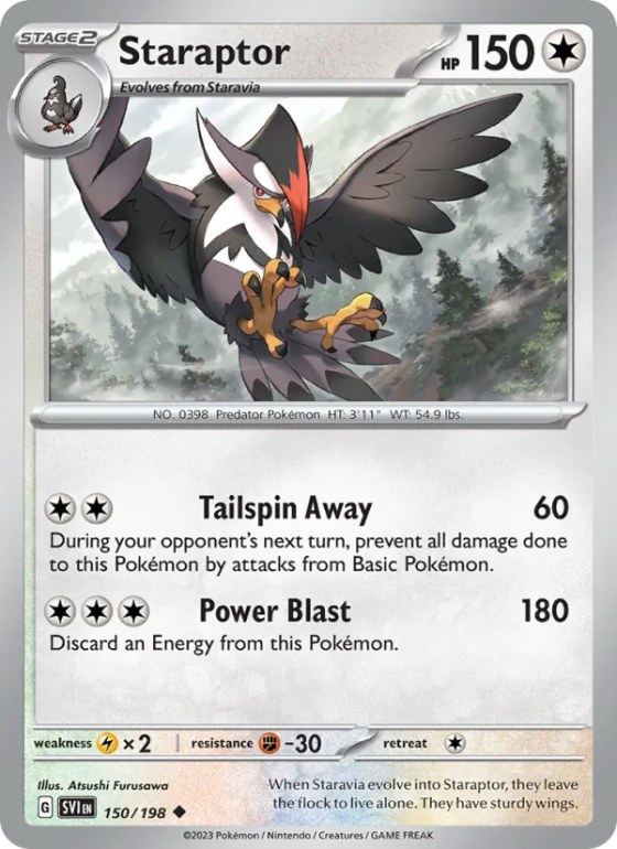 Staraptor - Reverse Holo