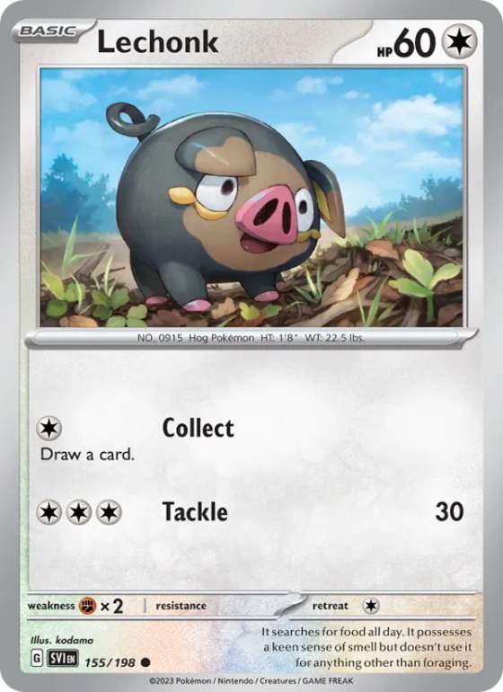 Lechonk - Reverse Holo