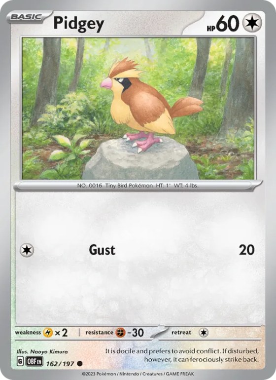 Pidgey - Reverse Holo