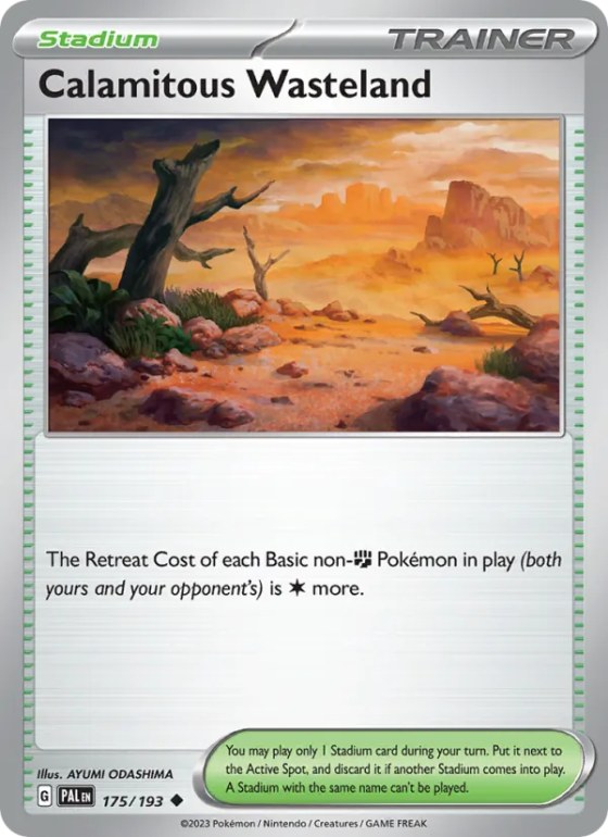 Calamitous Wasteland - Reverse Holo