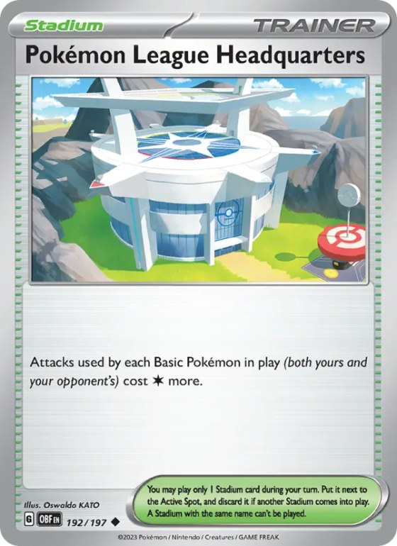 Pokémon League Headquarters - Reverse Holo