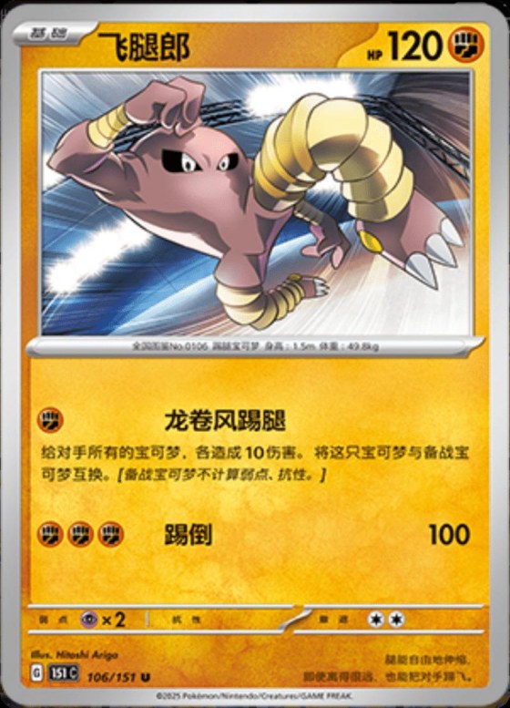 Hitmonlee - Master Ball Pattern