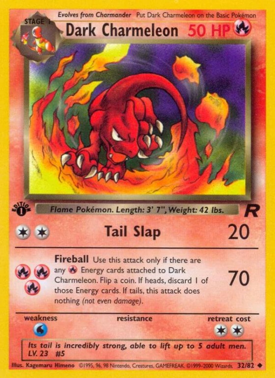 Dark Charmeleon - 1st Edition