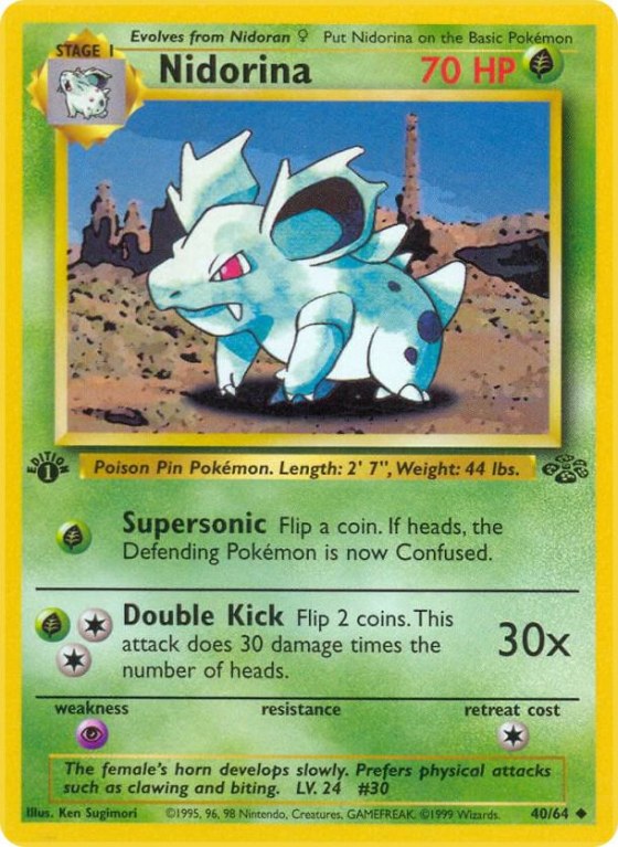 Nidorina - 1st Edition