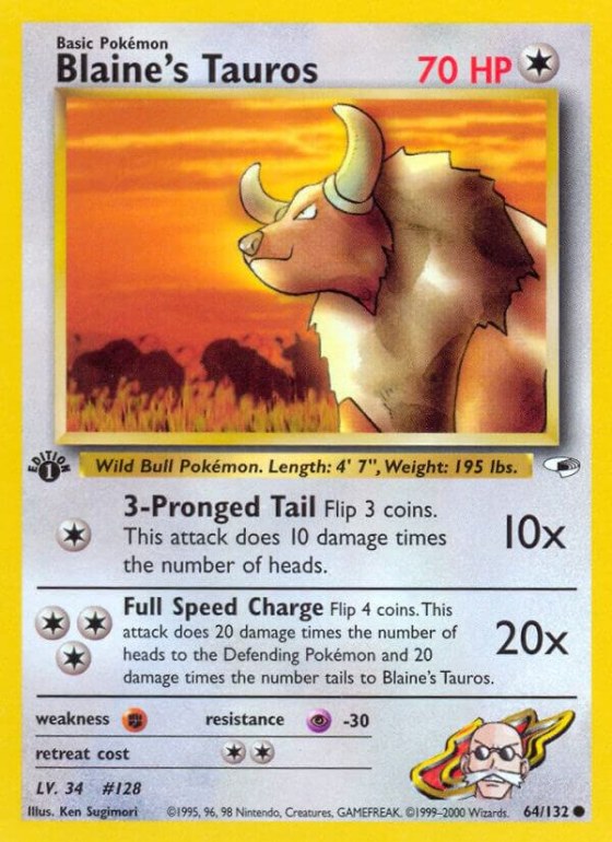 Blaine's Tauros - 1st Edition