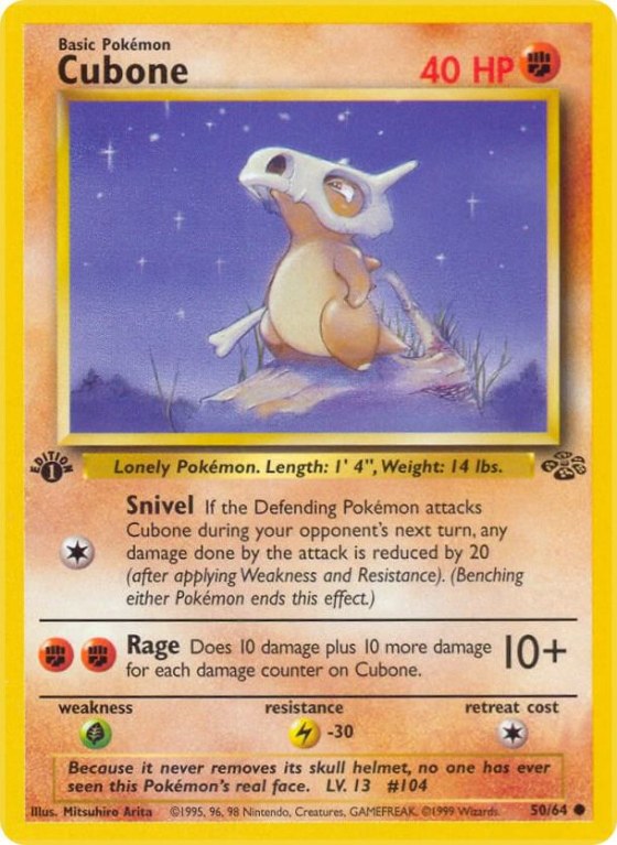 Cubone - 1st Edition