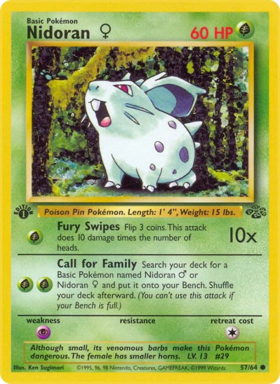Nidoran F - 1st Edition