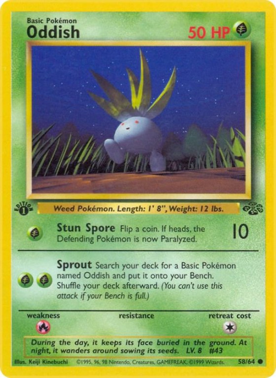 Oddish - 1st Edition