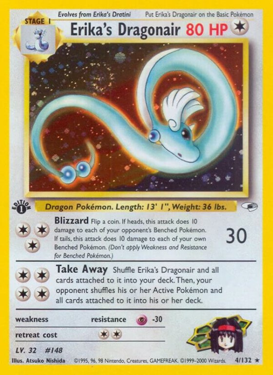 Erika's Dragonair - 1st Edition Holo
