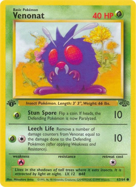 Venonat - 1st Edition