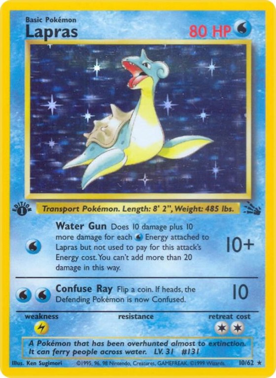 Lapras (10) - Unlimited Holo