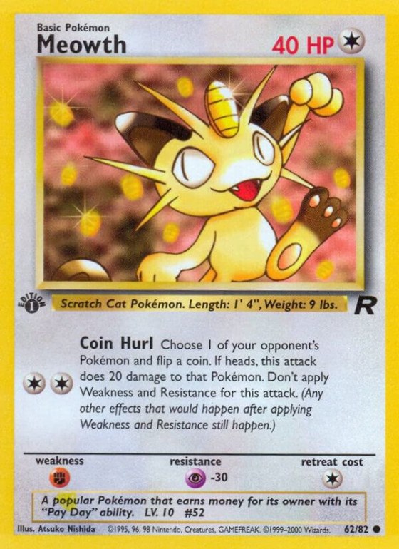 Meowth - 1st Edition