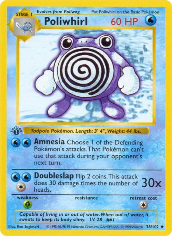 Poliwhirl - 1st Edition