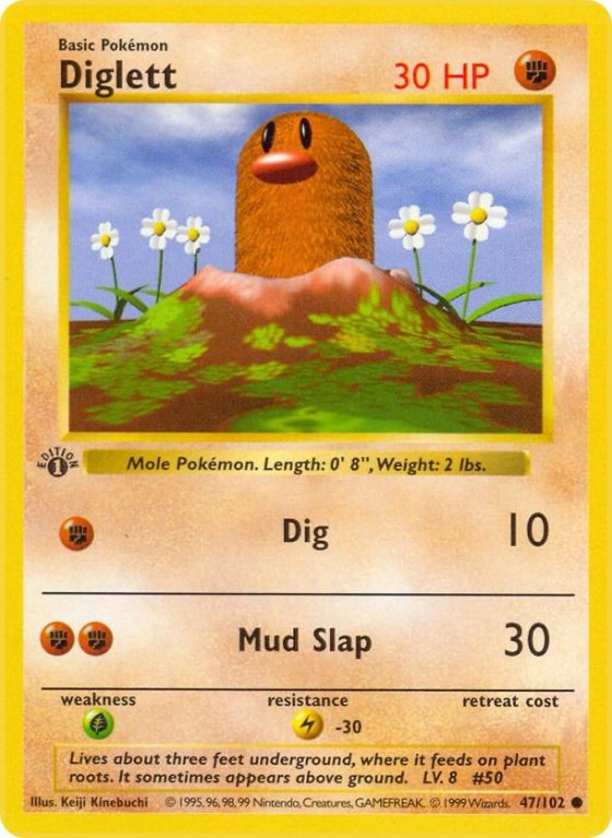 Diglett - 1st Edition