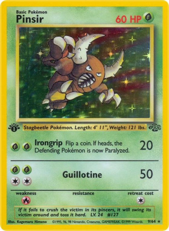 Pinsir (9) - 1st Edition Holo