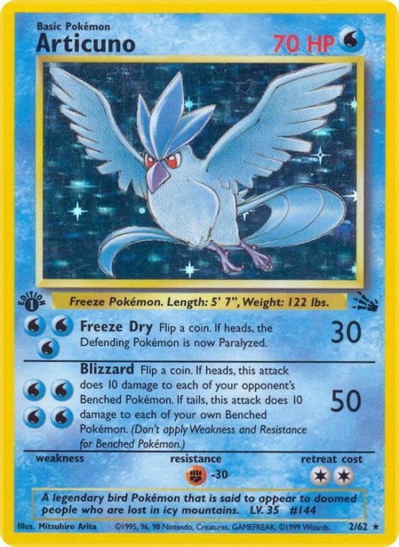 Articuno (2) - Unlimited Holo
