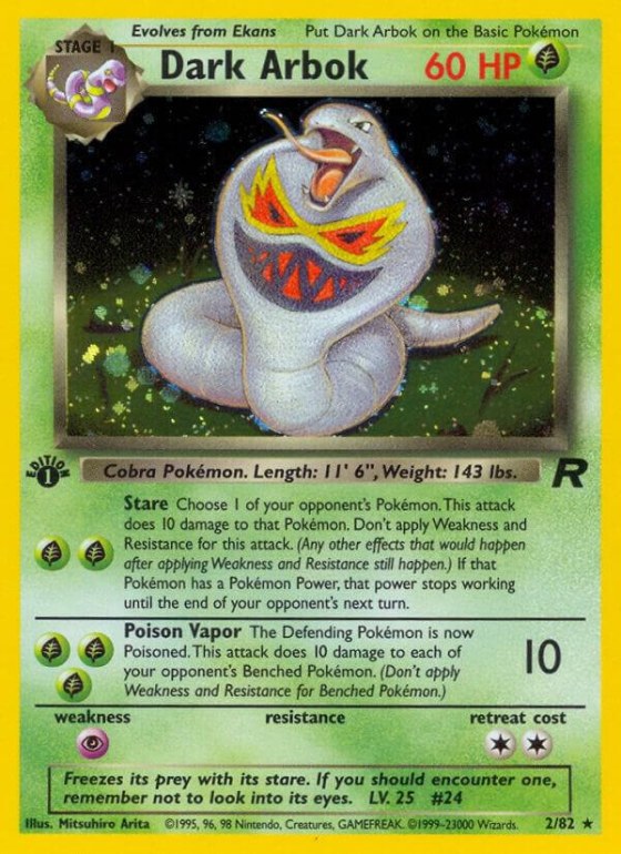 Dark Arbok (2) - Unlimited Holo