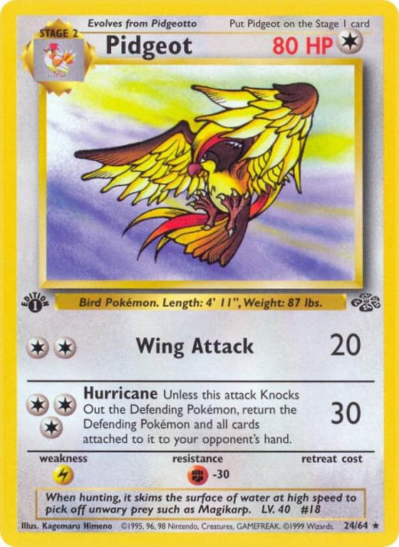 Pidgeot (24) - 1st Edition